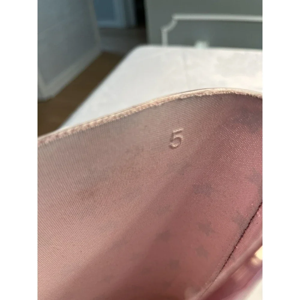 UGG Kids Youth Girls Boots Raana Rubber Rain Waterproof Pink Stars Size 5 ~ USA